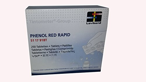 Ersatz Tablets reaktiv Messung Red Phenol LVD. Paket 250 UD. Rapid/manuell. 51 17 91bt