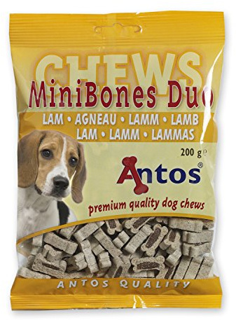 Antos Mini Bones Lamb Dog Treats, 200 g