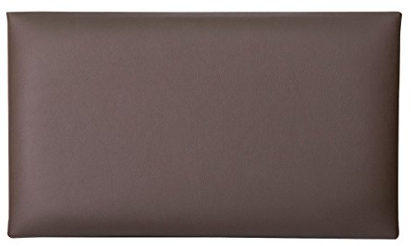 K&M 13841 Sitzpolster Braun - Leder-Polstersitz mit breiter Sitzfläche für K&M Keyboard- und Klavierbank