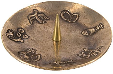 Leuchter * mit 7 Symbolen * 14 cm