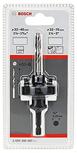Bosch Professional Sechskantadapter (für Lochsägen mit Standardadapter), für Ø 32-76 mm