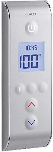 KOHLER K-558-1CP DTV Prompt Three-Outlet Digital Interface, Satin/Polished Chrome, Black, 7.75 x 2.69 x 0.75 inches