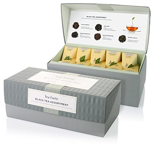 Tea Forte Coffret Black Thé Noir 20 pyramides Black Tea Assortment