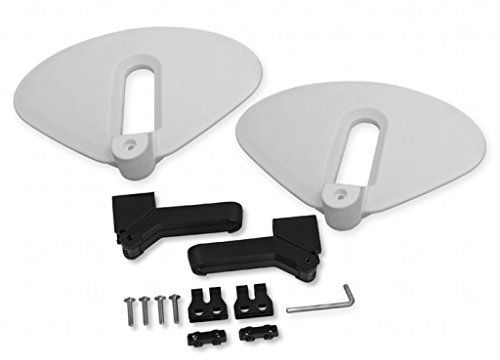 POLISPORT 8640400002 - Ersatz einziehbare Fußstütze + Schutzvorrichtungen für Stuhl Guppy JUNIOR Modell in weißer Farbe