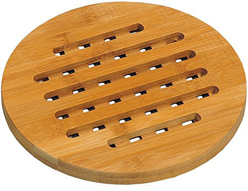 Kesper 58740 Dessous de Plat Bambou Nature 30 x 30 x 15 cm