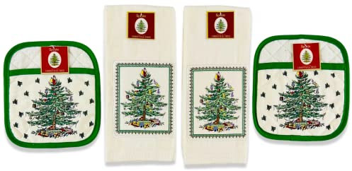 Spode Küchenhandtuch mit Weihnachtsbaum