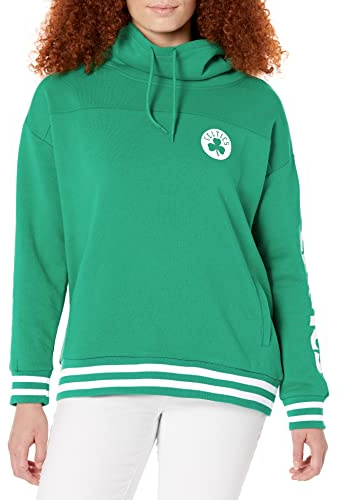 Ultra Game Women's Fleece Hoodie Pullover Sweatshirt Funnel Neck