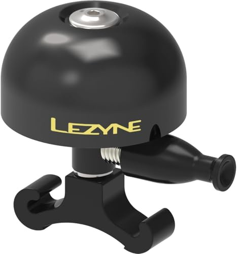 Lezyne Classic Brass, M Schwarze Klingel, Halterung, 1-BL-CLBRS-V204M Klingeln & Hupen, m