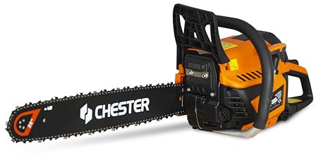 Benzin Kettensäge 65 cm³ - Führung 50cm - 2 Ketten - CHESTER