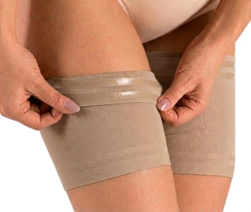 sesto senso Bandes de Cuisses Protège-Cuisse Elastiques Antidérapant Silicone Bande Dentelle Lisses