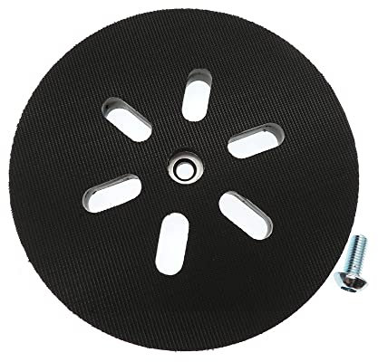 Almohadilla de lijado de repuesto, 150 mm, 6 agujeros, gancho y bucle, almohadilla de repuesto para lijadora orbital