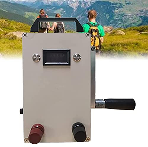 FENGSSLL Generador de manivela portátil de 150 W, batería de Litio de Gran Capacidad integrada de 5000 mAh, se Puede Utilizar para arrancar el Coche,220V