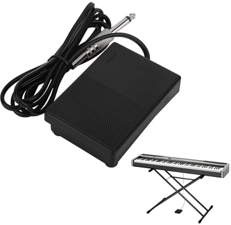 Universelles Sustainpedal, Pedale für Digitalpiano, Universal-Pedal für Tastaturen, Zubehör für Digitalpianos, elektronische Tastaturen und mehr