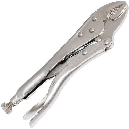 AERZETIX - C68463 - Alicates de bloqueo 250mm curvado ajustable con mandíbula móvil con mordaza autoblocante - en acero al carbono