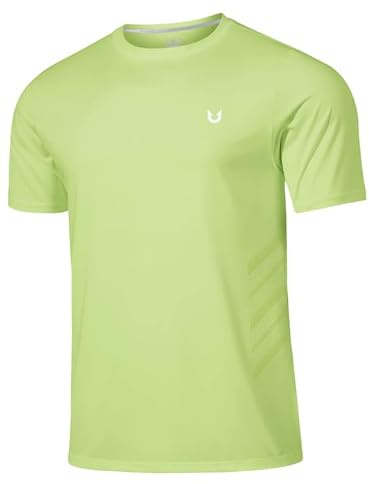 NORTHYARD Breathable 2.0™ Men's Athletic Workout T-Shirt LEMONYELLOW-XL