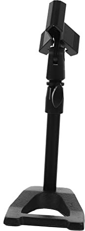BESTonZON Tischmikrofonständer aus Metall Verstellbarer Mikrofonhalter für Schreibtisch Robuster Stand für Konferenzen Live-chats und Aufnahmen mit Rutschfestem Design