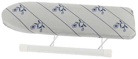 COOPHYA Mini Tabla De Planchar Plegable De Mesa 38x12 Cm Acero Resistente Antideslizante para Planchar Mangas Ropa Doméstica Compacta y Fácil De Transportar