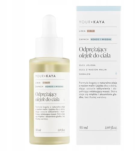 Your KAYA Olio corpo rilassante al profumo di cocco e mandorle, 50 ml