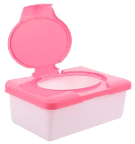 FIXOSHEE Caja para Toallitas Húmedas y Ligera con Tapa Dispensador Recargable para Bebés para Cocina Viaje y Baño Fácil de Limpiar y Transportar