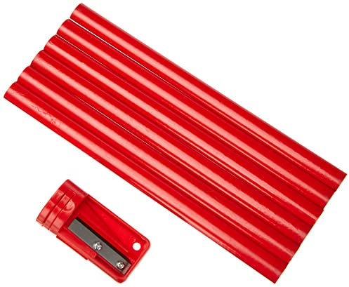 suki 6 Zimmermannsbleistifte + Spitzer TD, 1801023