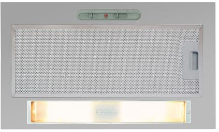 CATA G 45 X Cappa Aspirante Cucina Pannello di Controllo a Scorrimento 2 Livelli di Aspirazione Illuminazione LED E 14 Motore Extra Silenzioso Acciaio Inox Classe Energetica E 56cm