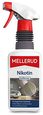 MELLERUD Nikotin Entferner | 1 x 0,5 l | Effizientes Mittel gegen hartnäckige Verschmutzungen auf Allen Oberflächen