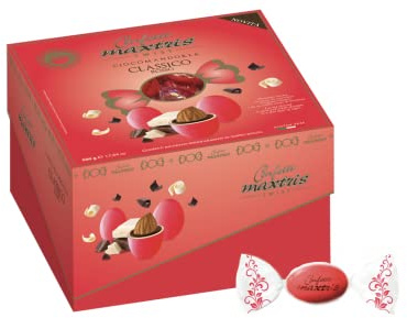 Confetti Maxtris Dolce Evento Rosso CIOCOMANDORLATwist Incartati A Caramella 500 Gr
