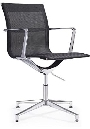Vivol Design Besucherstuhl Monaco Schwarz - Luxus für Lounge und Wartezimmer