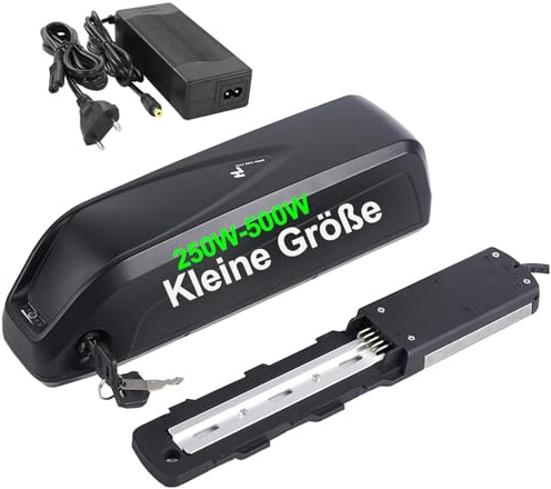 UNIT PACK POWER Elektrofahrradbatterie 36V 500W - Li-Ionen-Batterie für Ebike Ba-fang Mid Drive und Fahrradumrüstsatz 250WVorderer Hinterradnabenmotor(Mini-Größe)