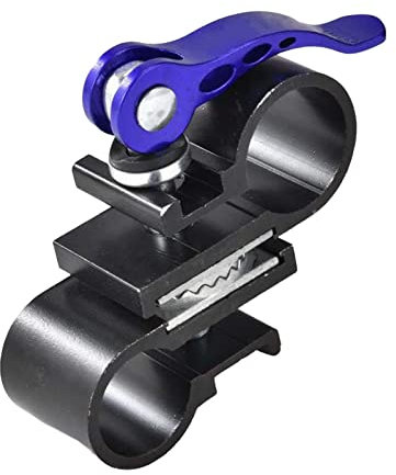 harayaa Fishing Chair Clamp Fishing Chair Umbrella Bracket Adjustable Bracket Holder Fish Pole Mount Clip for, blue