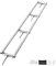 VEVOR Système de Guidage de Scierie sur Rail 274 cm Guide de Fraisage de Moulin à Scie à Chaîne 4 Barres Transversales Rail de Guidage pour Scierie Réglable en Aluminium pour Constructeurs Menuisiers