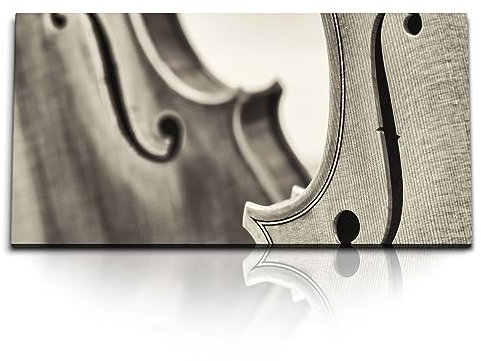 Paul Sinus Kunstdruck Bilder 120x60cm Geige Violine Kunstvoll Musik Streichinstrument