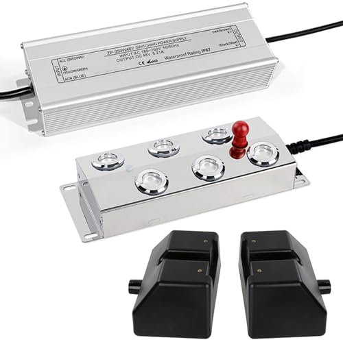 AYYDS Nebelmacher 6 Kopf Ultraschall Nebelgerät, 4.2L/ H Nebelmaschine mit Boje, 250W Wasserdichtem Netzteil, Schweres Ultraschall Vernebler für Teich Gartenbau Landschaftliche Landschaft (6 Kopf)