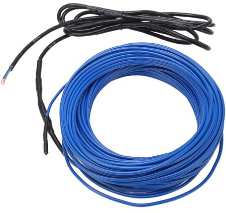 Heizkabel 20 M Schnelles Aufheizen IP68 Wasserdicht 300 W für Wohnmobile Keller Garagen (220–240 V)