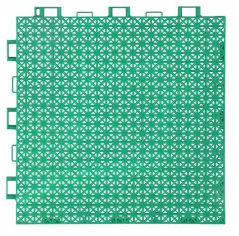 Carreaux de Sol à EmboîTement 4 12 16 18 20 50 100 Paquets De Tapis De Sol Modulaires À Emboîtement, Les Dalles De Drainage Pour Sol S'emboîtent Les Unes Dans Les Autres, Pour Aire Jeux, Stade, Garage