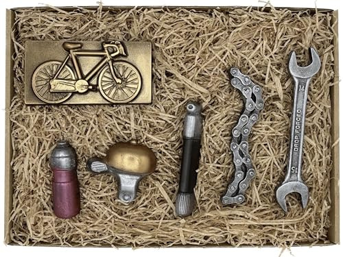 Schokolade für Radfahrer – Originelles Geschenk mit Fahrrad-Werkzeugen aus Schokolade
