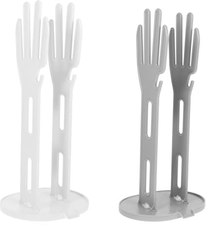 MAGICLULU 2pcs Glove Rag Hanger Kitchen Towel Drying Stand Multi-use Storage Rack for Washing up Gloves Bathroom Towel Shelf