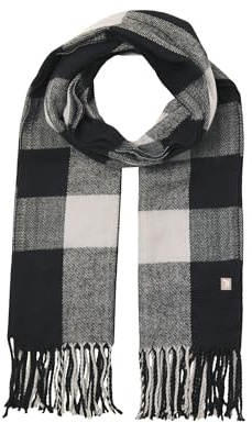 JACK & JONES Jaclint Check Scarf, Black Beauty, one_Size