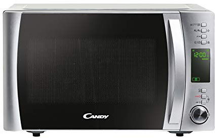 Candy X-Range CMXG22DS/ST Microonde con grill, capacità 22l, accessorio per vapore, 40 programmi, 5 livelli di funzionamento, potenza 1250 W, inox (Ricondizionato)