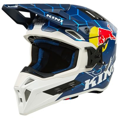 EXC Motocrosshelm Kini Red Bull 1.0 blau/weiß L