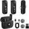 LIUWID Micrófono Inalámbrico Solapa, Mini Micrófono Inalámbrico para Android Type-C con Estuche de Carga de Carga 400mAh, Plug&Play Microfono Inalambrico cancelación de Ruido DSP (Negro)