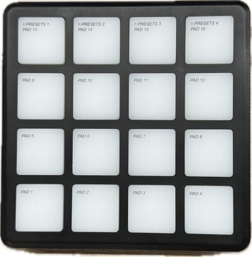 Donner MIDI-Controller-Pad Beat Maker Machine, Tragbare Drum-Maschine mit 16 Beat-Pads, Notenwiederholung und Musikproduktionssoftware, Mini-USB-MIDI-Controller mit 40 Kursen, STARRYPAD MINI