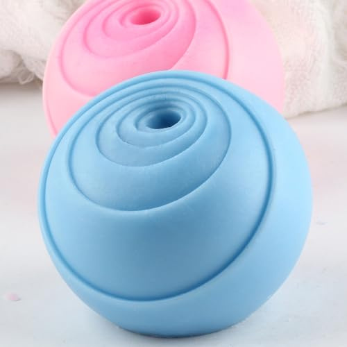 XIAOSHUI Stampo in silicone a forma di sfera a spirale per candele a forma di candela a spirale per la produzione di candele resina aromaterapia intonaco argilla artigianale