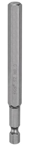 QUARKZMAN H8,0 Chiavi a Brugola per Punte da Trapano 8mm Punte Metriche Piane 1/4 Attacco Esagonale 100mm (4) Punta Cacciavite Esagonali Magnetico Lungo Industriale per Viti