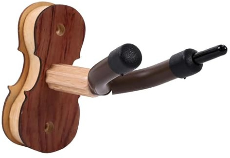4/4 Geigenständer Aus Holz Mit Bogenhakenzubehör