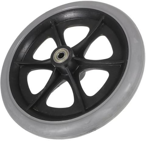KAILIKETIY 1pièce Wheelchair Solid Tire Front Wheel Accessory Wear-resistant Smooth Rotation