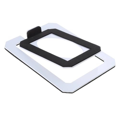 SUBLXPoten Lautsprecher Ständer Desktop-Lautsprecherständer, vertikal neigbar, höhenverstellbar, Lautsprecherhalterung, Halter, Paar, platzsparend Boxenständer(White)