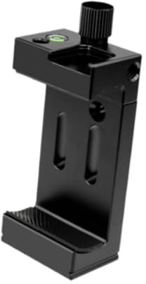 KiBcsLic Soporte para teléfono con trípode, Zapata para luz, Clip de Montaje Compacto, multifunción, de 1/4, Soporte para Flash de fotografía para Sala, Negro