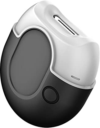 OATIPHO Cortaúñas Eléctrico Anticaída y De Uñas Creativa 1 Unidad Tamaño Compacto Carga Usb Para Niños y Uso Doméstico Negro