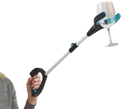 Generico Grabber Tool - Pinza Pieghevole con Luce Integrata per Anziani | Strumento di Presa Resistente per Anziani Casa Donne Uomini Esterno Giardino Spazzatura Vestiti